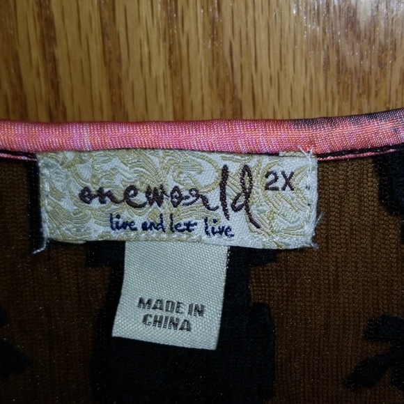 2 peice One World Maxi dress with denim jacket - Picture 4 of 6